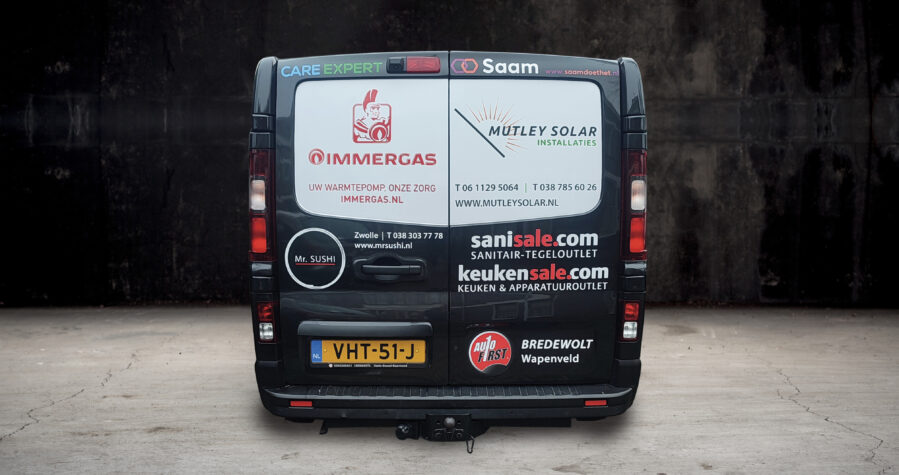 Achterkant auto Gosker Zorg